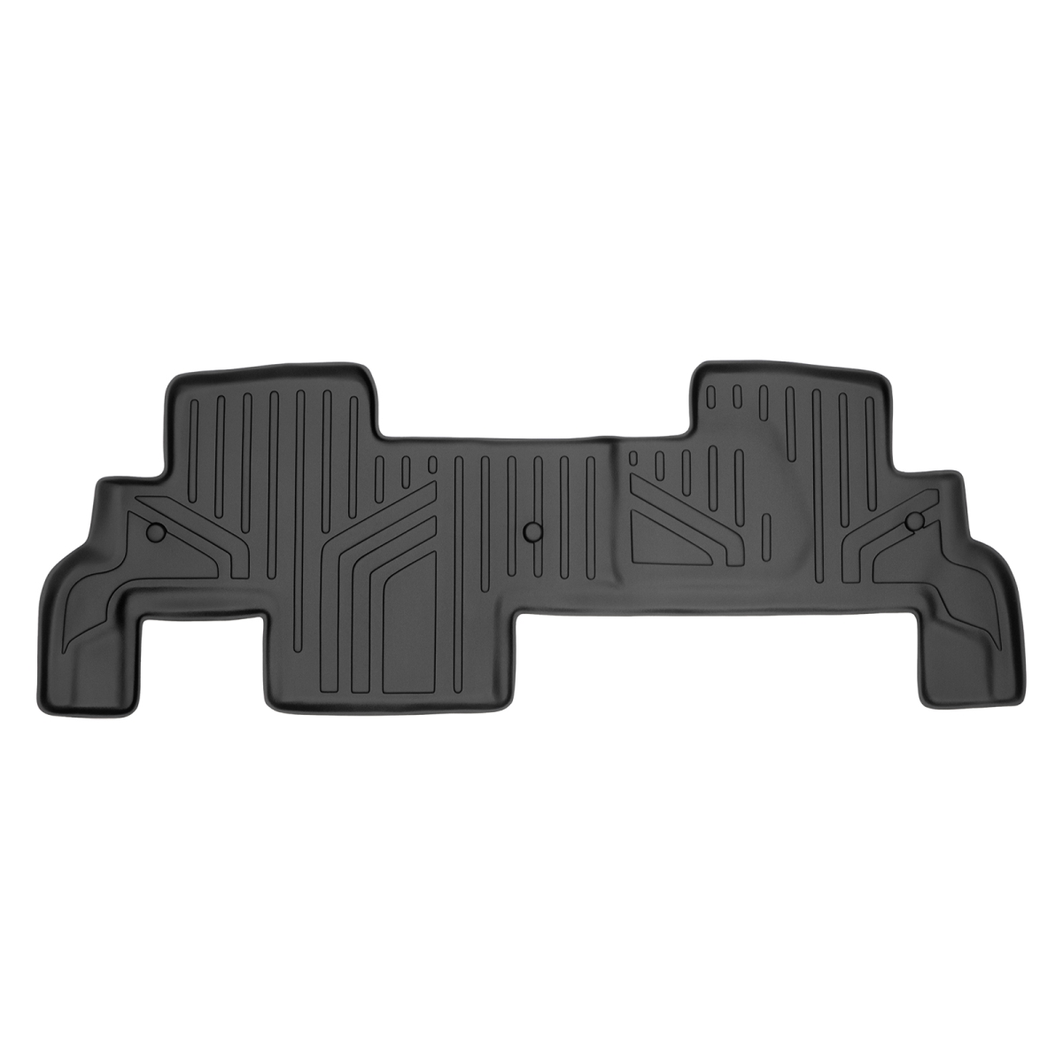 Custom Fit 2nd Row Floor Mats Liner for 2008-2017 Buick Enclave, Black