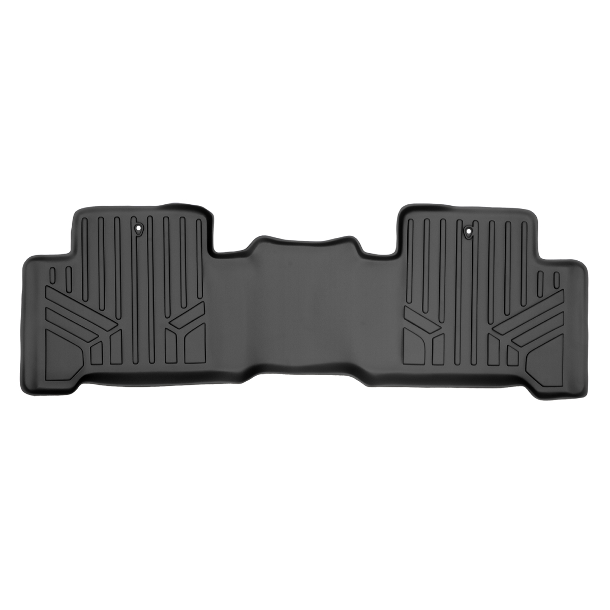 Custom Fit 2nd Row Floor Mats Liner for 2007-2013 Acura MDX, Black
