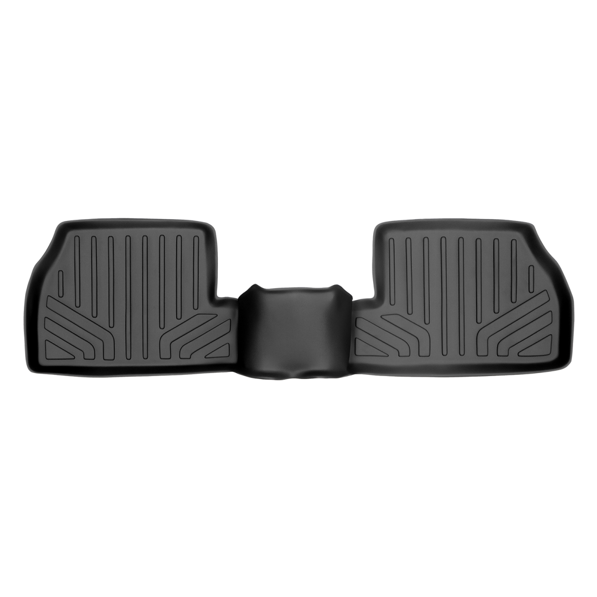 Custom Fit 2nd Row Floor Mats Liner for 2012-2018 Ford Focus, Black