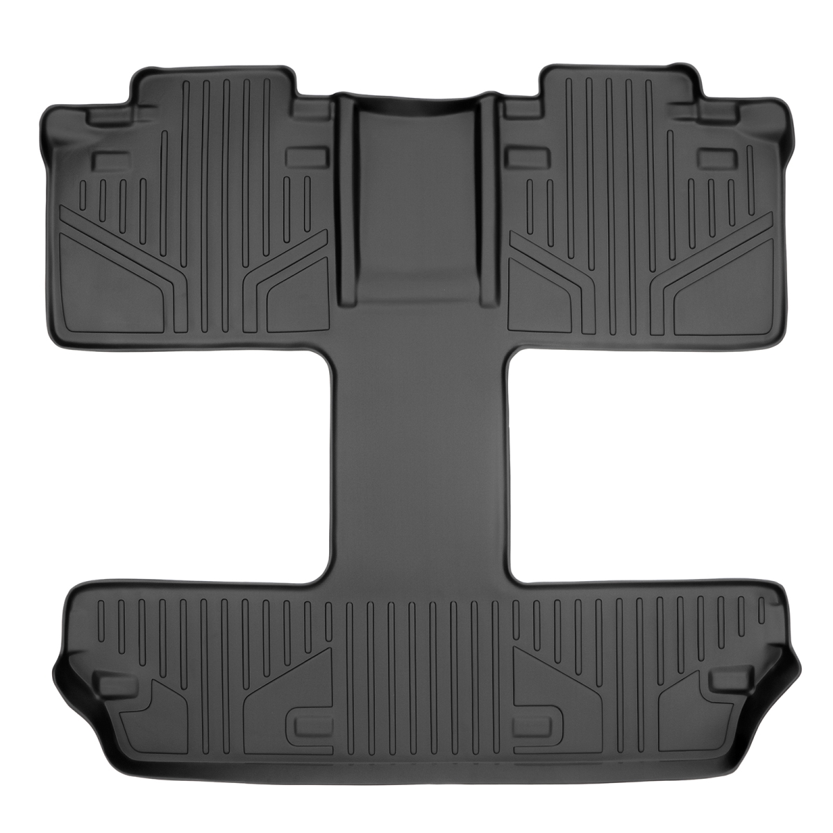 SB0128 Custom Fit 2nd & 3rd Row Floor Mats Liner - 7 Passenger Model Only for 2011-2020 Toyota Sienna, Black