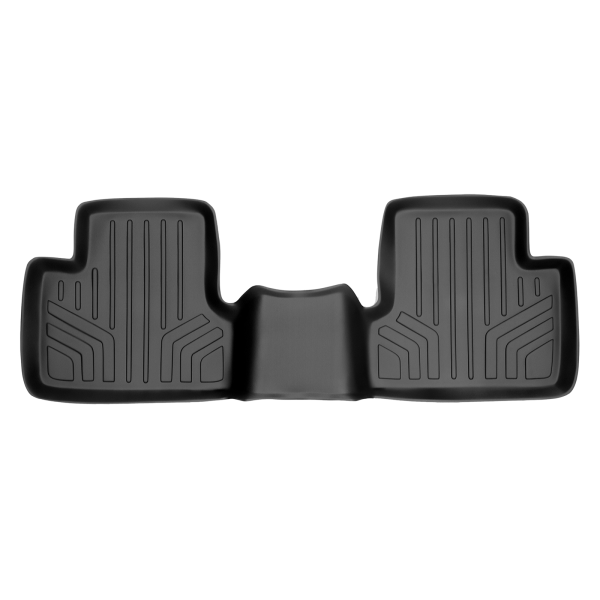 Custom Fit 2nd Row Floor Mats Liner for 2014-2021 Jeep Cherokee, Black