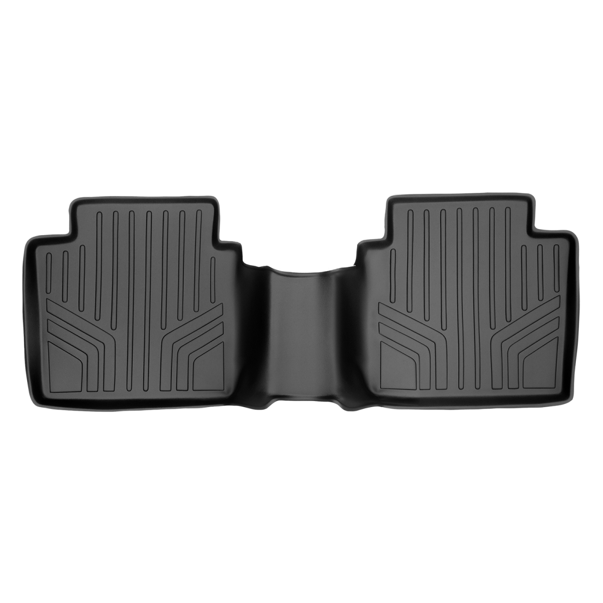 Custom Fit Floor Mats 2nd Row Liner for 2014-2020 Chevrolet Impala, Black