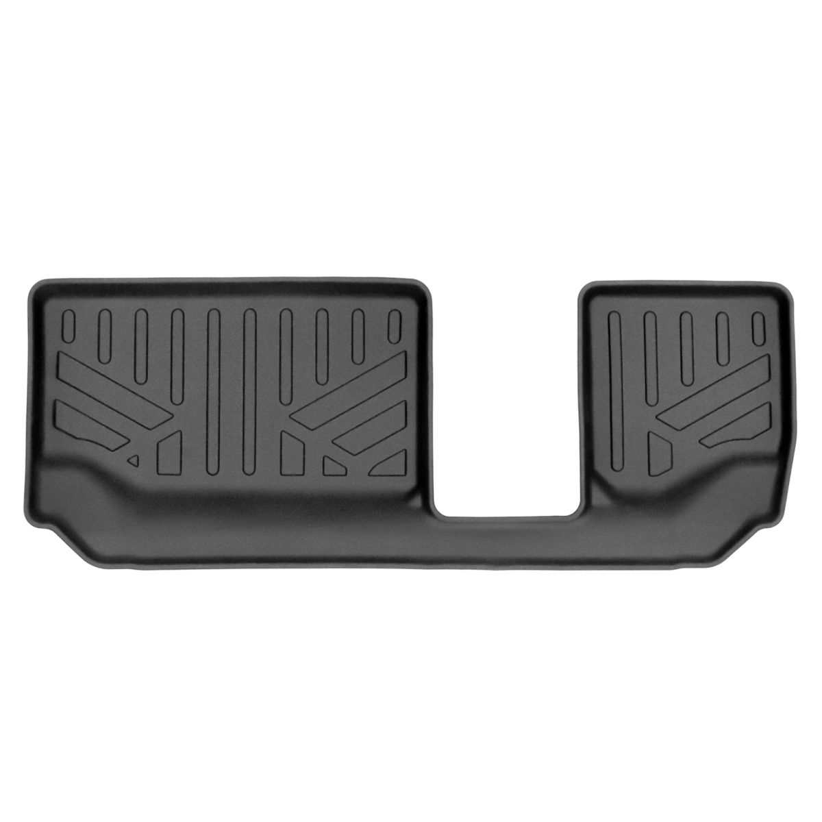 3rd Row Floor Mats Liner with Seat - 7 Passenger Model Only for 2018-2021 Volkswagen Tiguan, Black