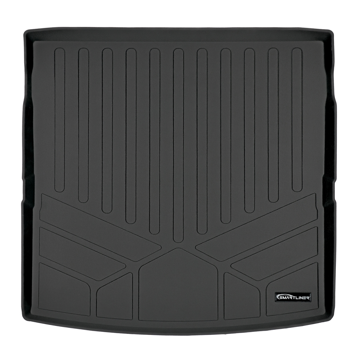 Custom Fit Trunk Behind 2nd Row Floor Mat Cargo Liner with 3rd Row Seats for 2018-2021 Volkswagen Tiguan, Black