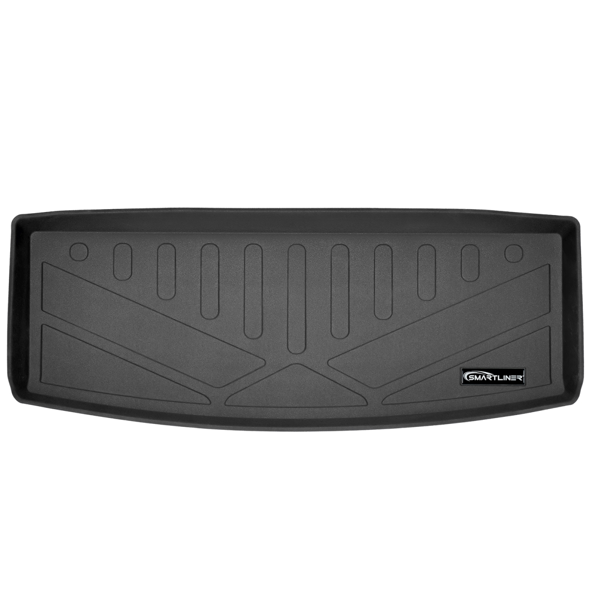 Custom Fit Trunk Behind 3rd Row Floor Mat Cargo Liner with Seats for 2018-2021 Volkswagen Tiguan, Black