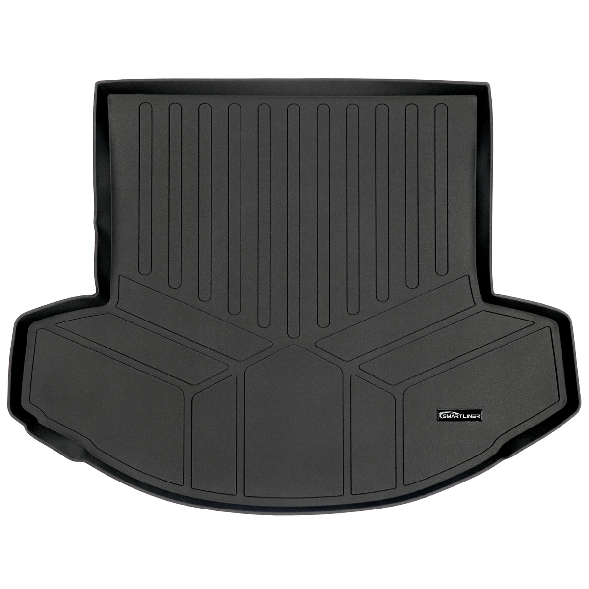 SD0257 Custom Fit Behind 2nd Row Cargo Liner with 2nd Row Bench Seat for 2016-2022 Mazda CX-9, Black