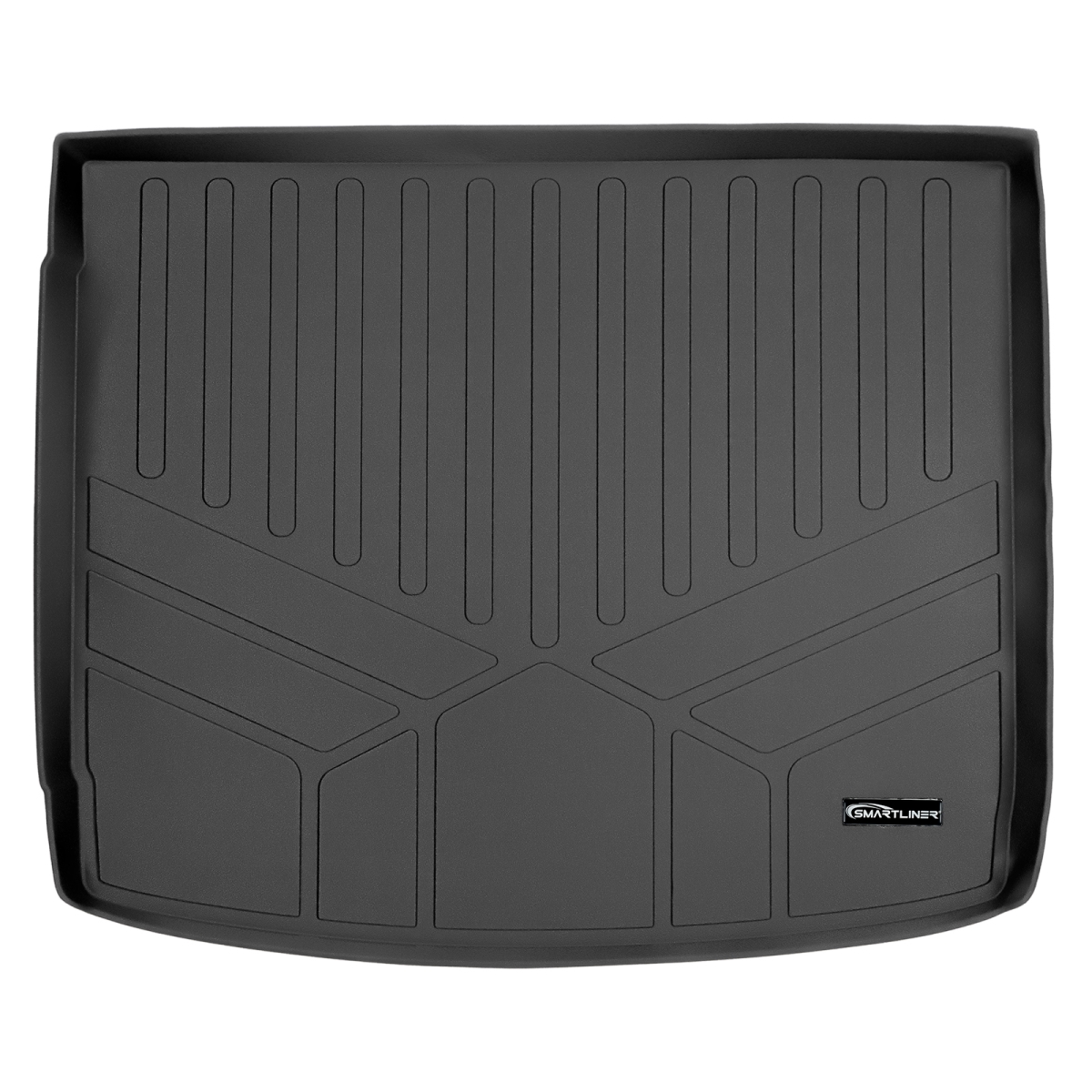 SD0274 All Weather Custom Trunk Floor Mat & Cargo Liner with Standard Bose Sound System for 2011-2018 Porsche Cayenne, Black