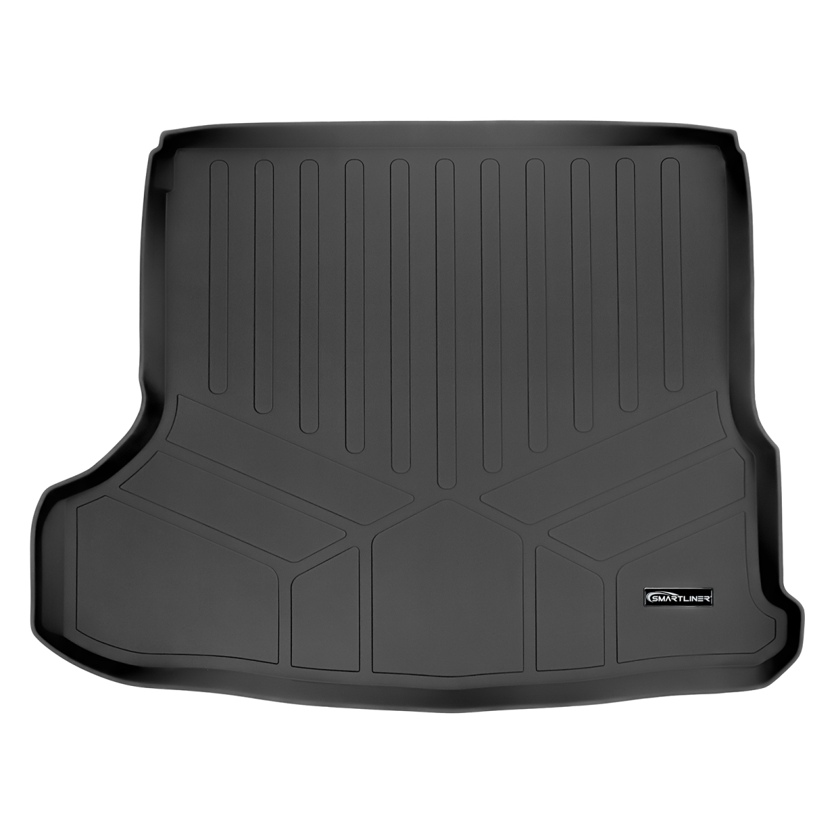 All Weather Custom Fit Trunk Floor Mat & Cargo Liner for 2014-2018 Mazda 3, Black