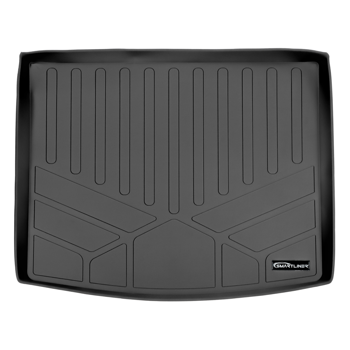 SD0331 All Weather Trunk Floor Mat & Cargo Liner - Top Deck Position Only for 2017-2021 Jeep Compass, Black