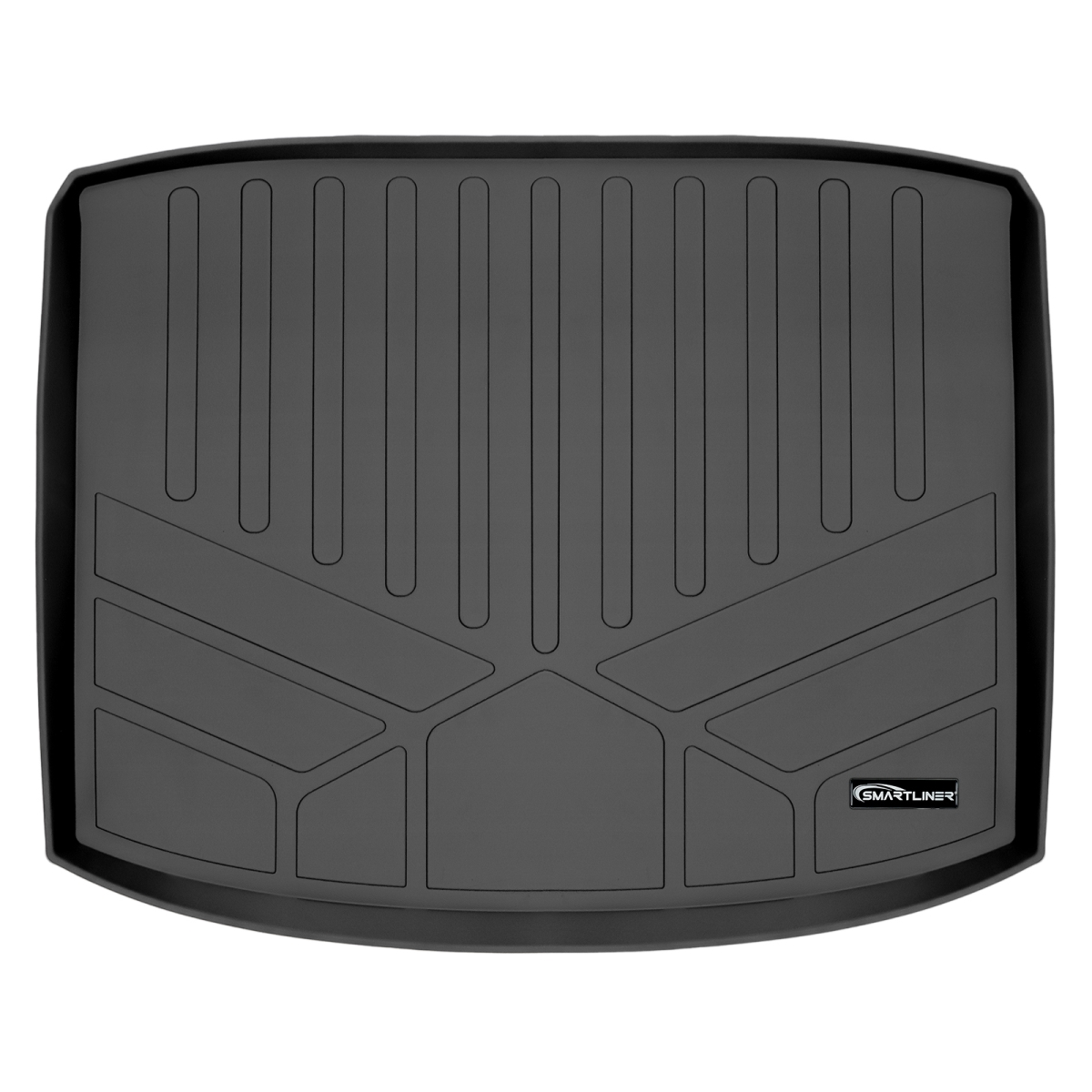 Trunk Floor Mat & Cargo Liner - Fits Factory Cargo Deck in Lower Position for 2017-2021 Honda CR-V, Black