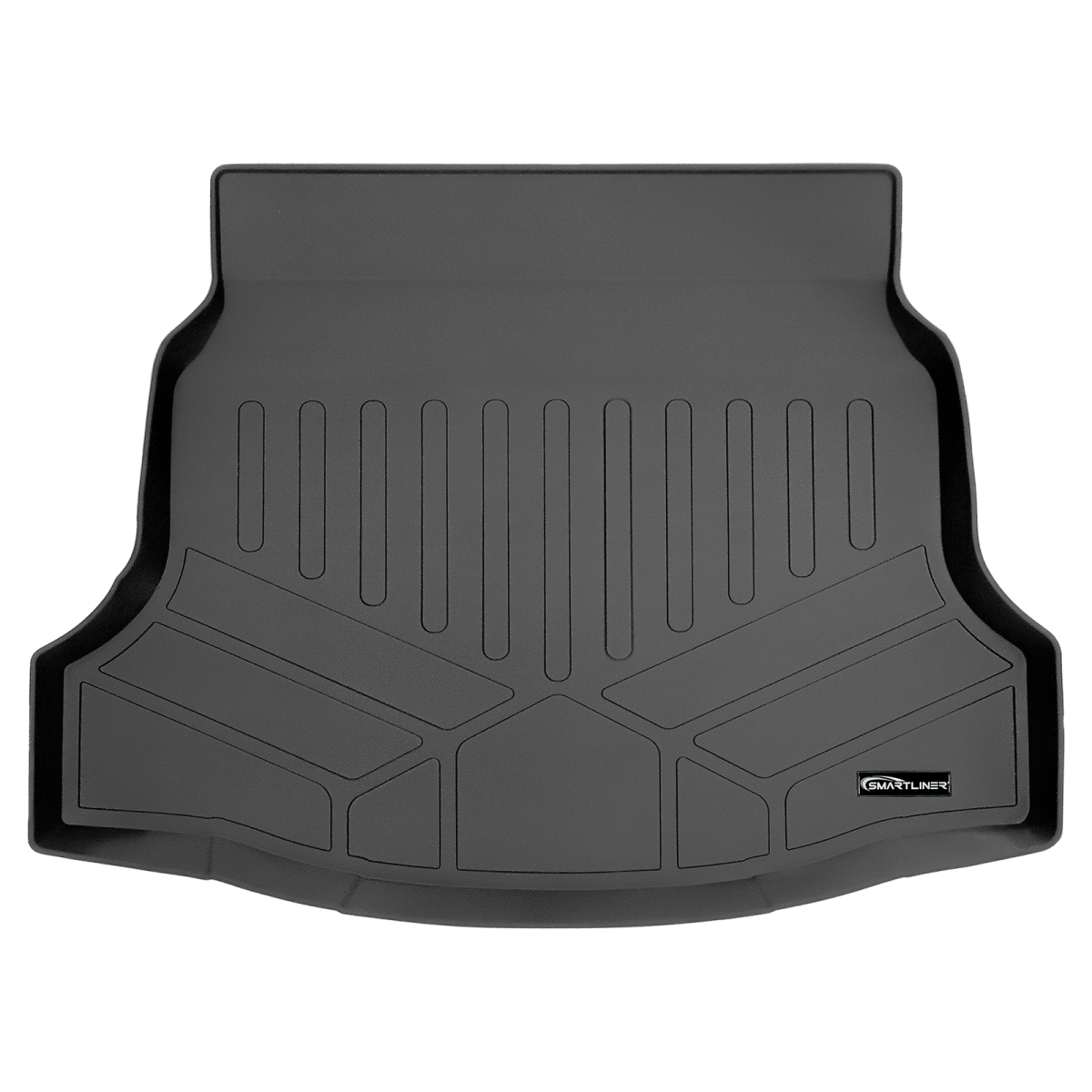All Weather Floor Mat Cargo Liner for 2017-2021 Honda Civic, Black
