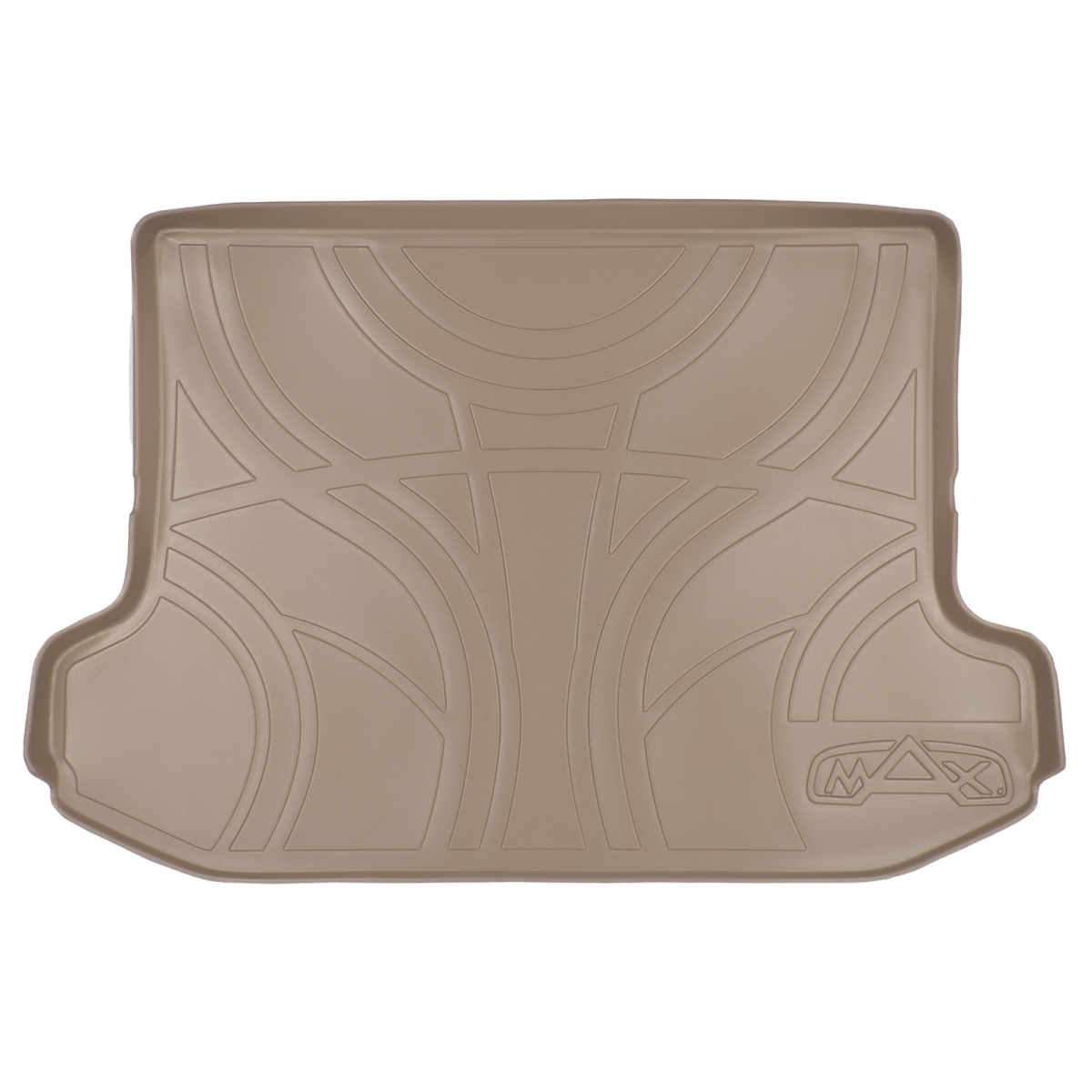 SD1051 All Weather Custom Fit Trunk Floor Mat Cargo Liner without 3rd Row Seat for 2006-2012 Toyota RAV4, Tan