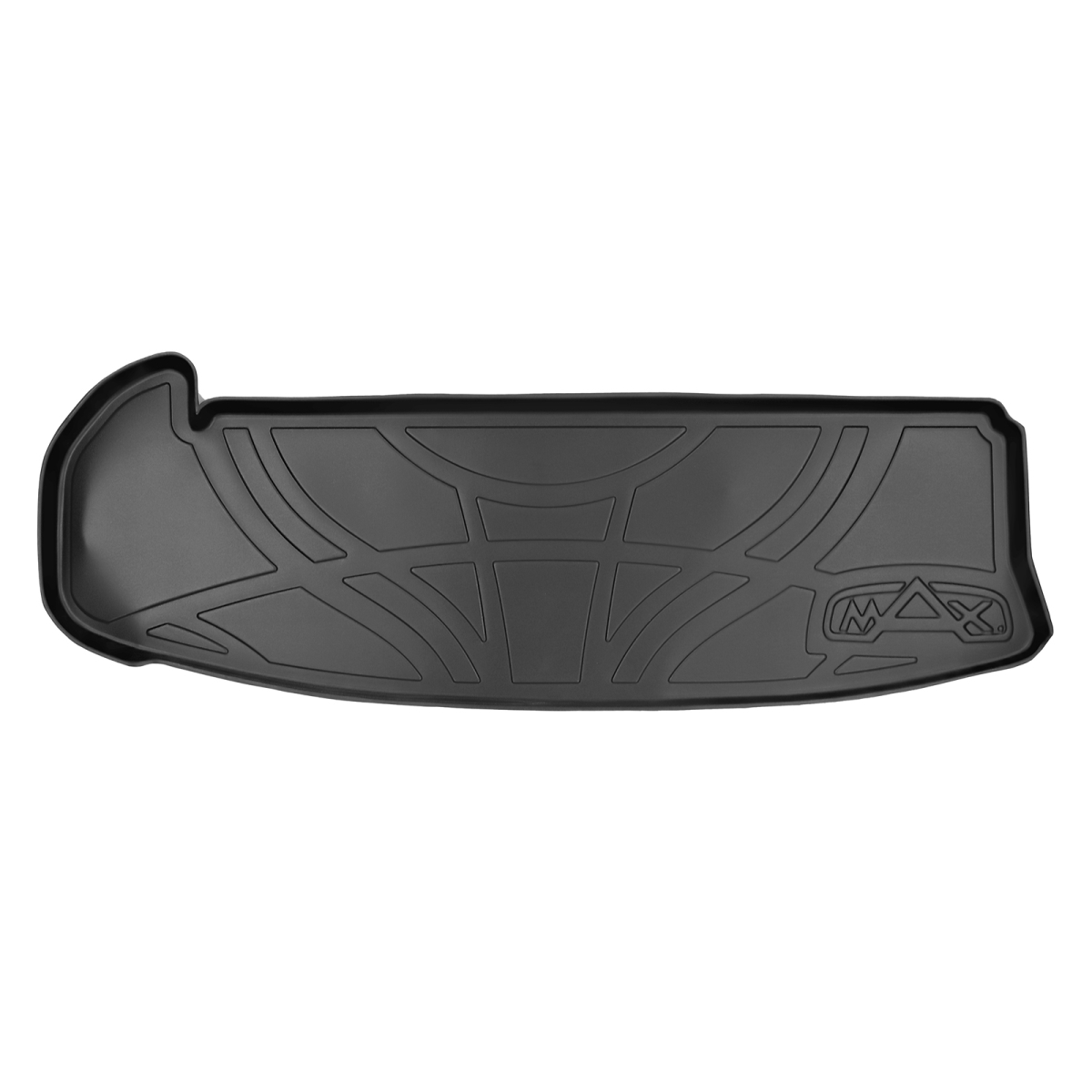 SE0152 All Weather Custom Fit Trunk Behind 3rd Row Seat Floor Mat Cargo Liner for 2014-2019 Toyota Highlander, Black