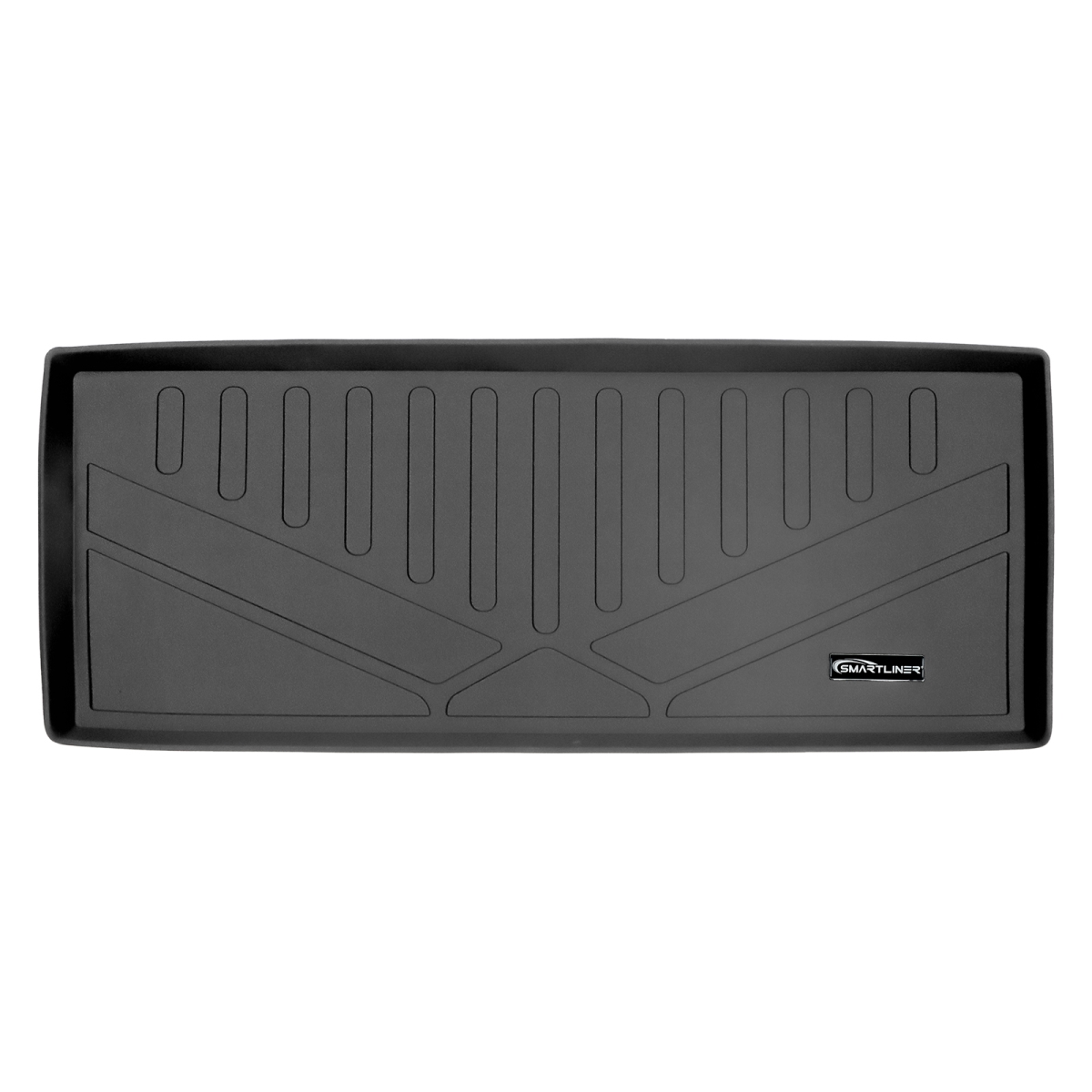 Trunk Behind 3rd Row Floor Mat Cargo Liner for 2007-2016 GMC Acadia, Black
