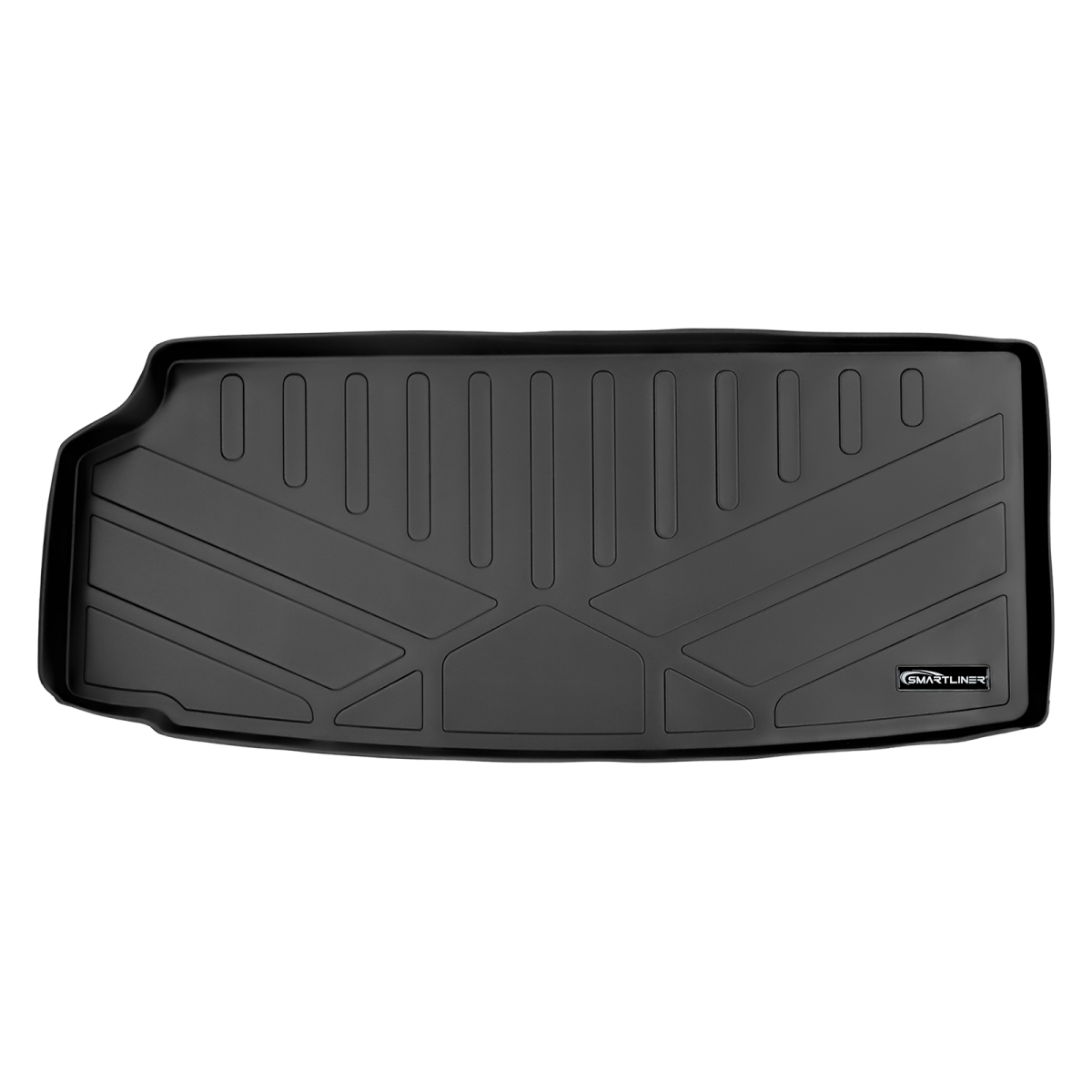 All Weather Custom Fit Trunk Behind 3rd Row Floor Mat Cargo Liner for 2016-2022 Volvo XC90, Black
