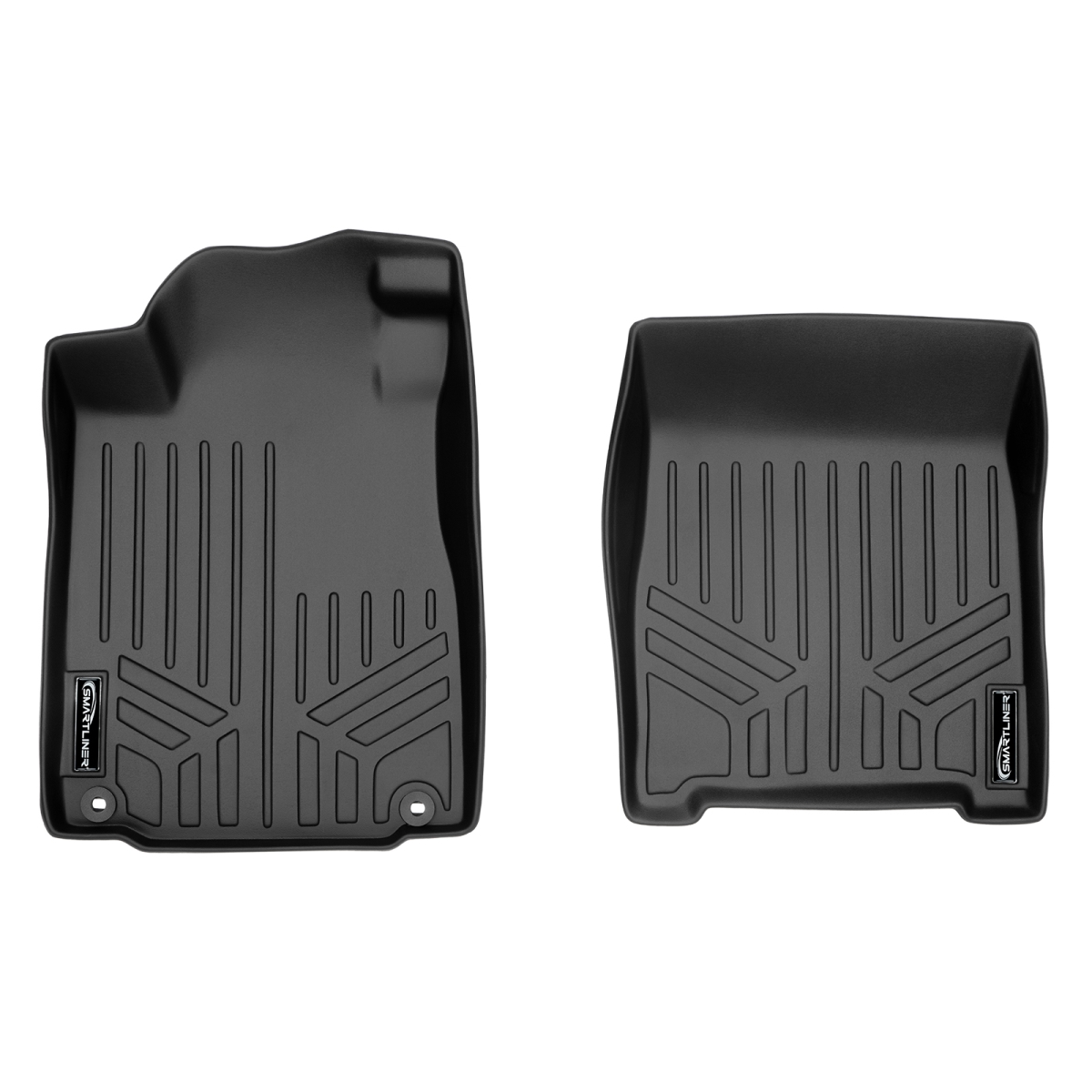 Custom Fit 1st Row Floor Mats Liner Set for 2012-2016 Honda CR-V - All Models, Black