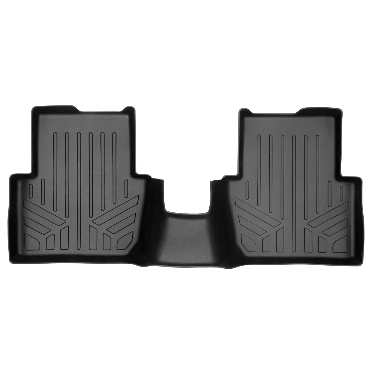 Custom Fit 2nd Row Floor Mats Liner for 2016-2021 Mazda CX-3, Black