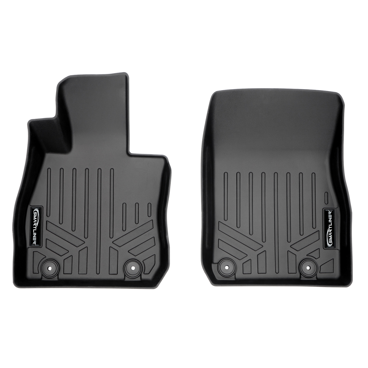 SA0269 Custom Fit 1st Row Floor Mats Liner Set for 2016-2021 Mazda CX-3, Black
