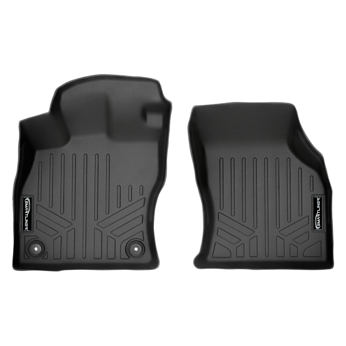 Custom Fit 1st Row Floor Mats Liner Set for 2019-2021 Volkswagen Jetta, Black