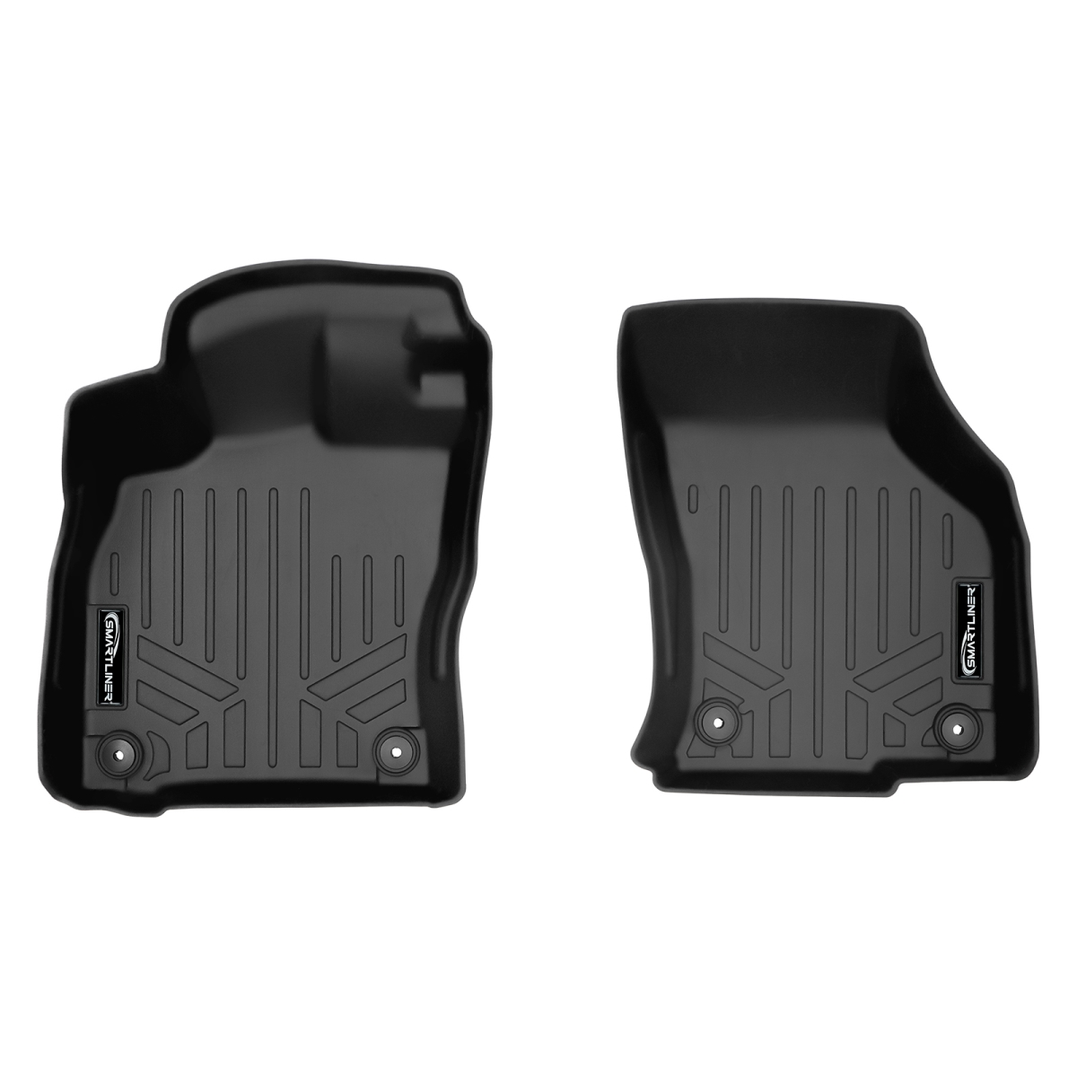 Custom Fit 1st Row Floor Mats Liner Set for 2019-2021 Volkswagen Arteon, Black