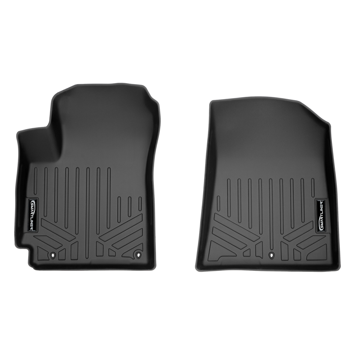 Custom Fit 1st Row Floor Mats Liner Set for 2020-2022 Kia Soul, Black
