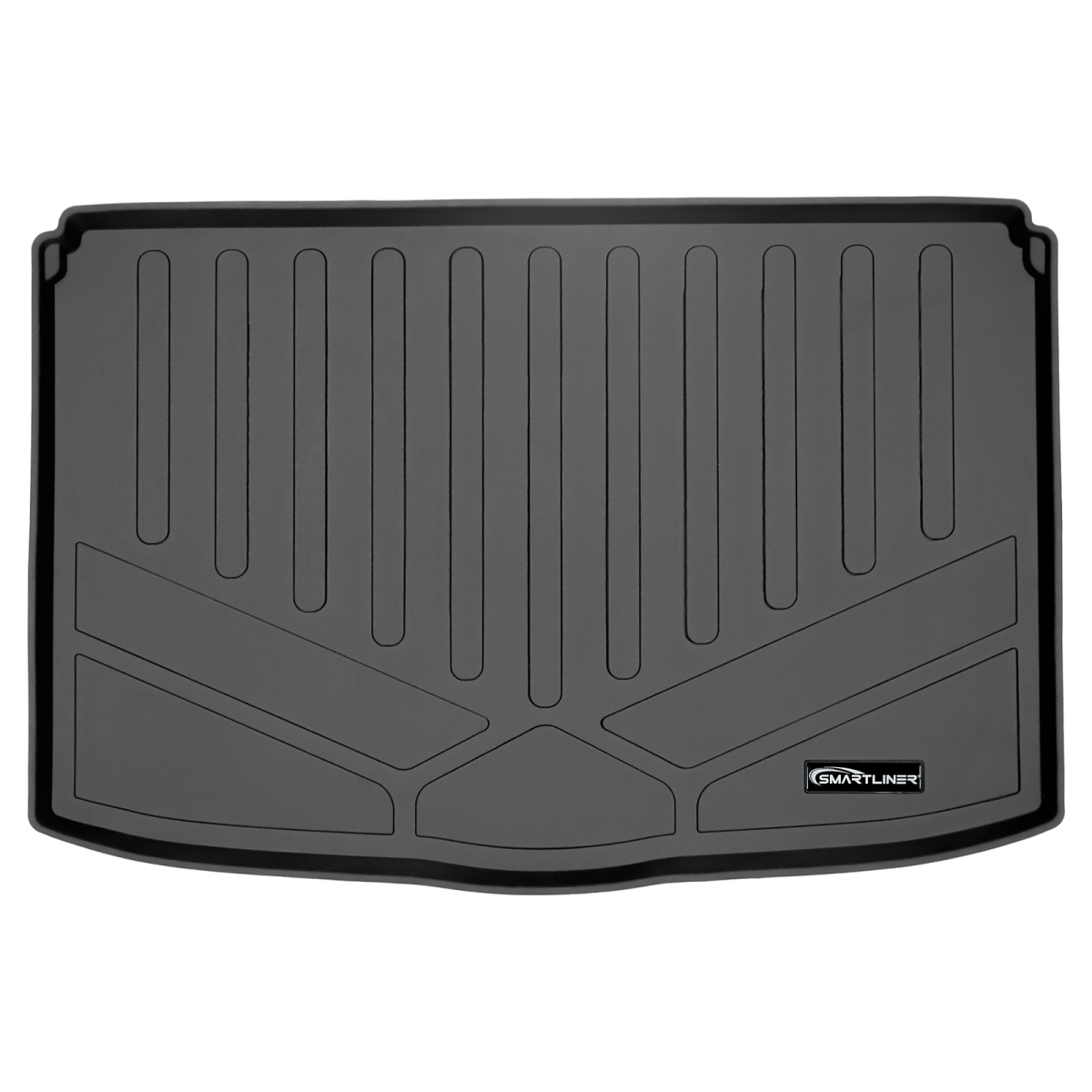 SD0461 Custom Fit Trunk Floor Mat Behind 2nd Row Cargo Liner - Cargo Deck in Lower Position for 2020-2022 Kia Soul, Black