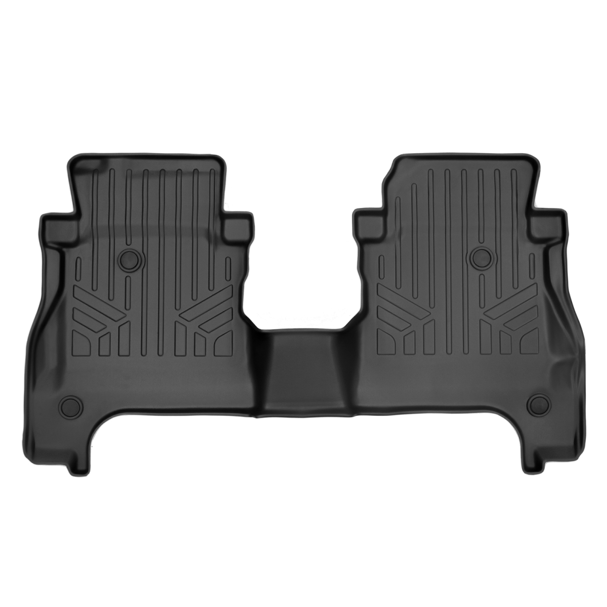 Custom Fit 2nd Row Floor Mats with Lockable Rear Underseat Storage for 2020-2023 Jeep Gladiator, Black -  Escapada, ES2424028