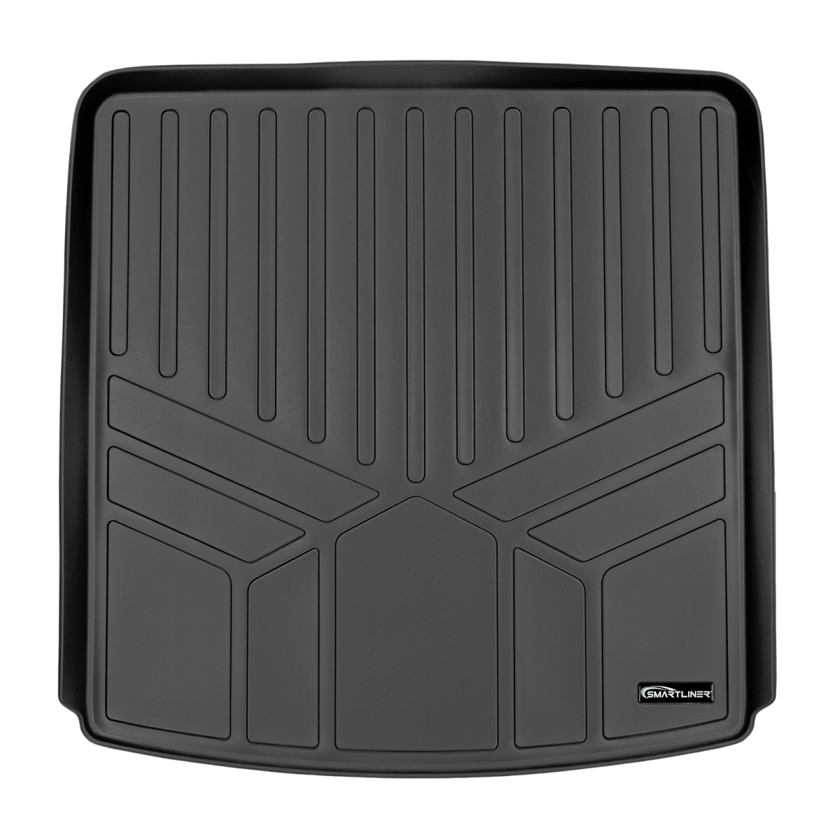 SD0230-R All Weather Trunk Floor Mat Behind 2nd Row Seat Cargo Liner for 2020-2021 Cadillac XT6, Black
