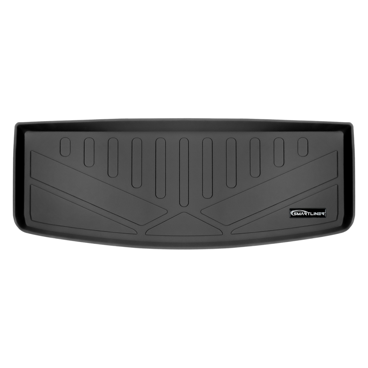 Trunk Floor Mat Behind 3rd Row Seat Cargo Liner with 3rd Row Seats - No All Terrain for 2020-2021 Cadillac XT6, Black