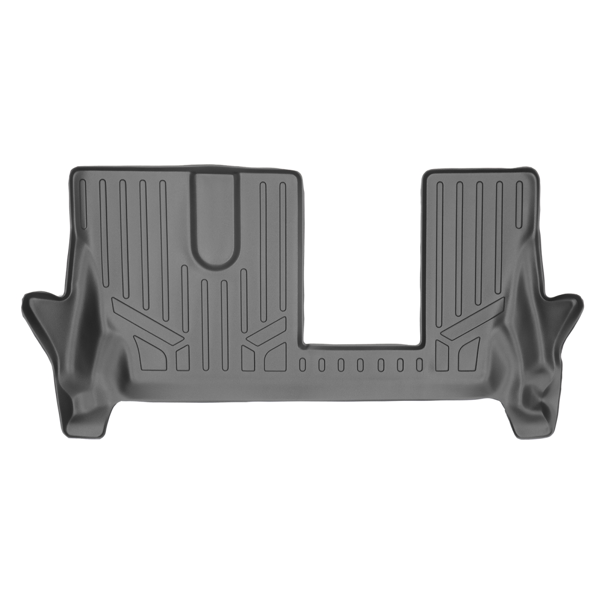 Custom Fit 3rd Row Floor Mats Liner with 2nd Row Bench Seat for 2020-2021 Cadillac XT6, Gray
