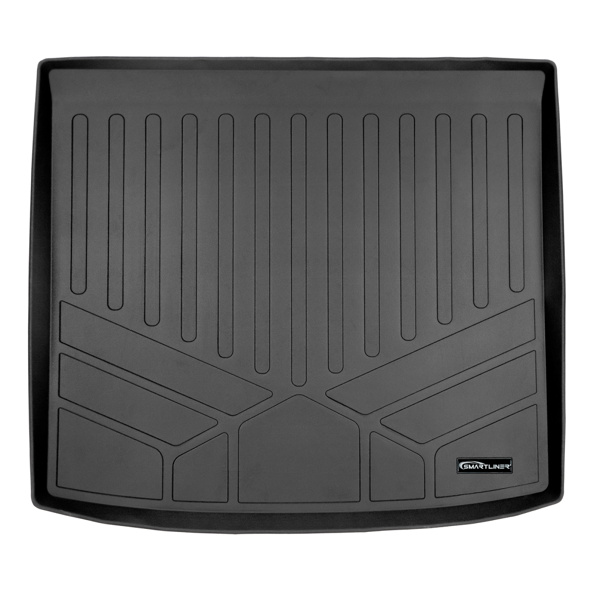 All Weather Custom Fit Trunk Floor Mat Behind 2nd Row Cargo Liner for 2008-2019 BMW X6, Black