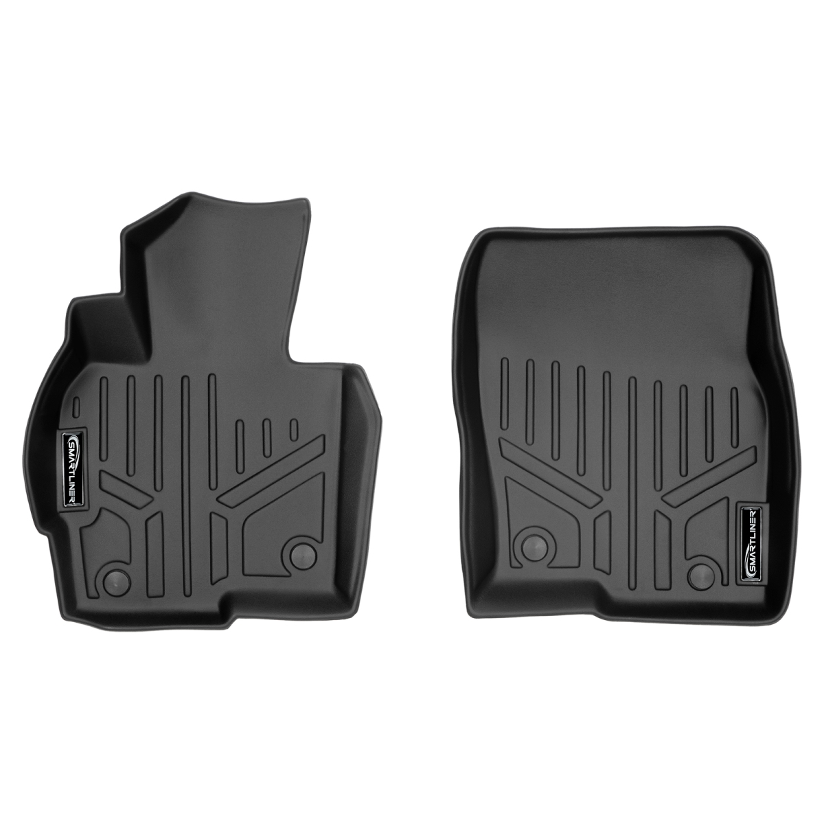 SA0145 Custom Fit 1st Row Floor Mats Liner Set for 2013-2016 Mazda CX-5 - All Models, Black