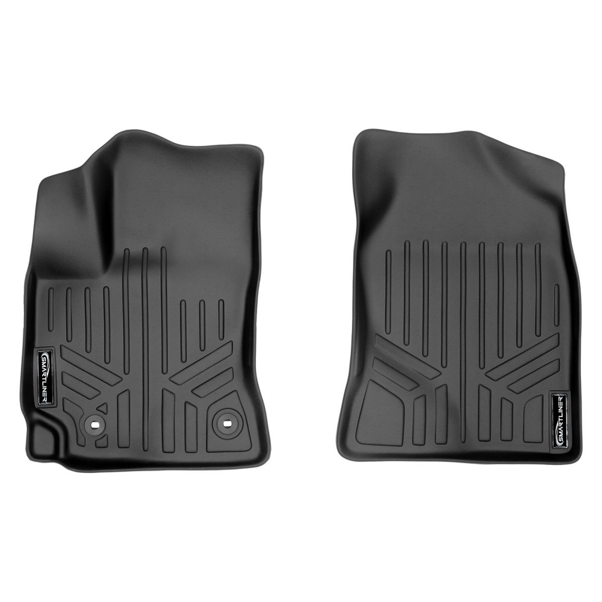 SA0147 1st Row Floor Mats Liner Set for 2014-2019 Toyota Corolla, Black