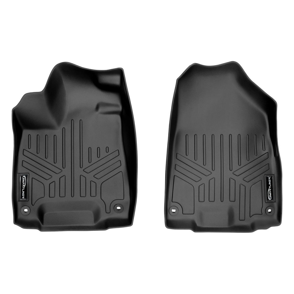 Custom Fit 1st Row Floor Mats Liner Set for 2014-2020 Acura MDX - All Models, Black