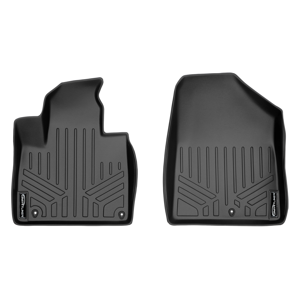 Custom Fit 1st Row Floor Mats Liner Set for 2016-2020 Kia Sorento - All Models, Black