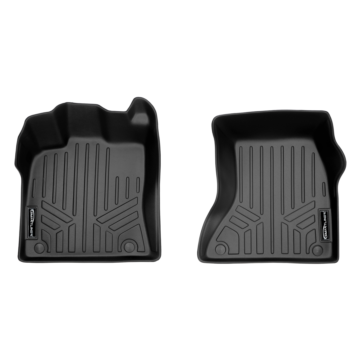 Custom Fit 1st Row Floor Mats Liner Set for 2009-2017 Audi Q5, Black