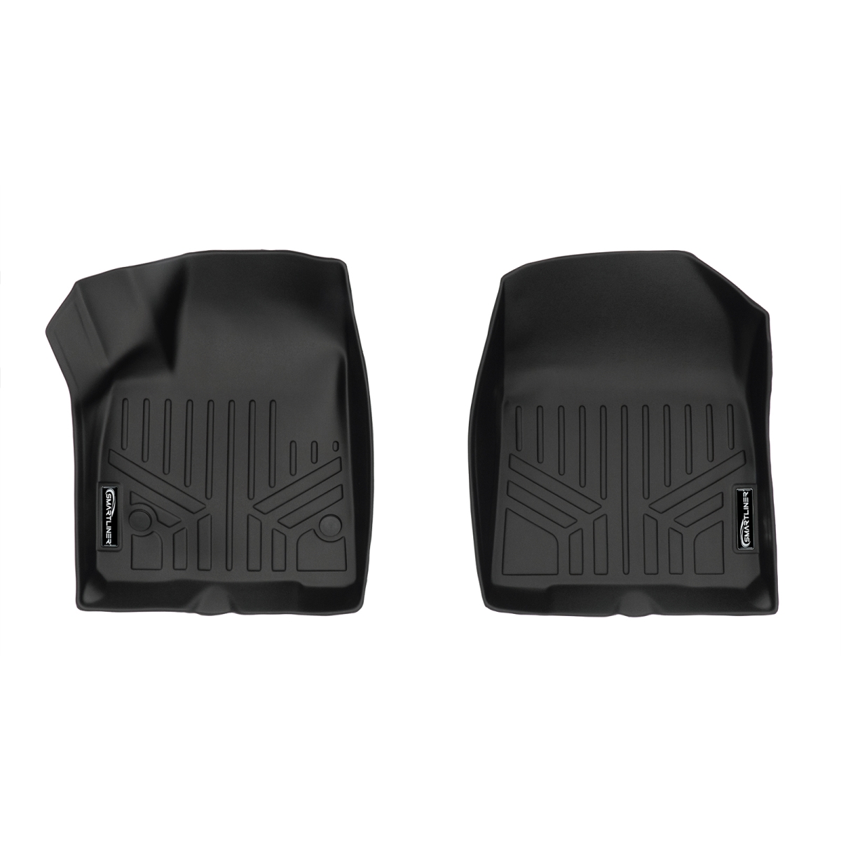 Custom Fit 1st Row Floor Mats Liner Set for 2019-2022 Chevrolet Blazer, Black