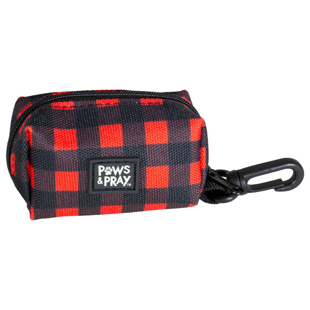 Picture of Kerusso PETS132 Paws & Pray Strong & Courageous Pet Waste Bag Dispenser&#44; Red & Black