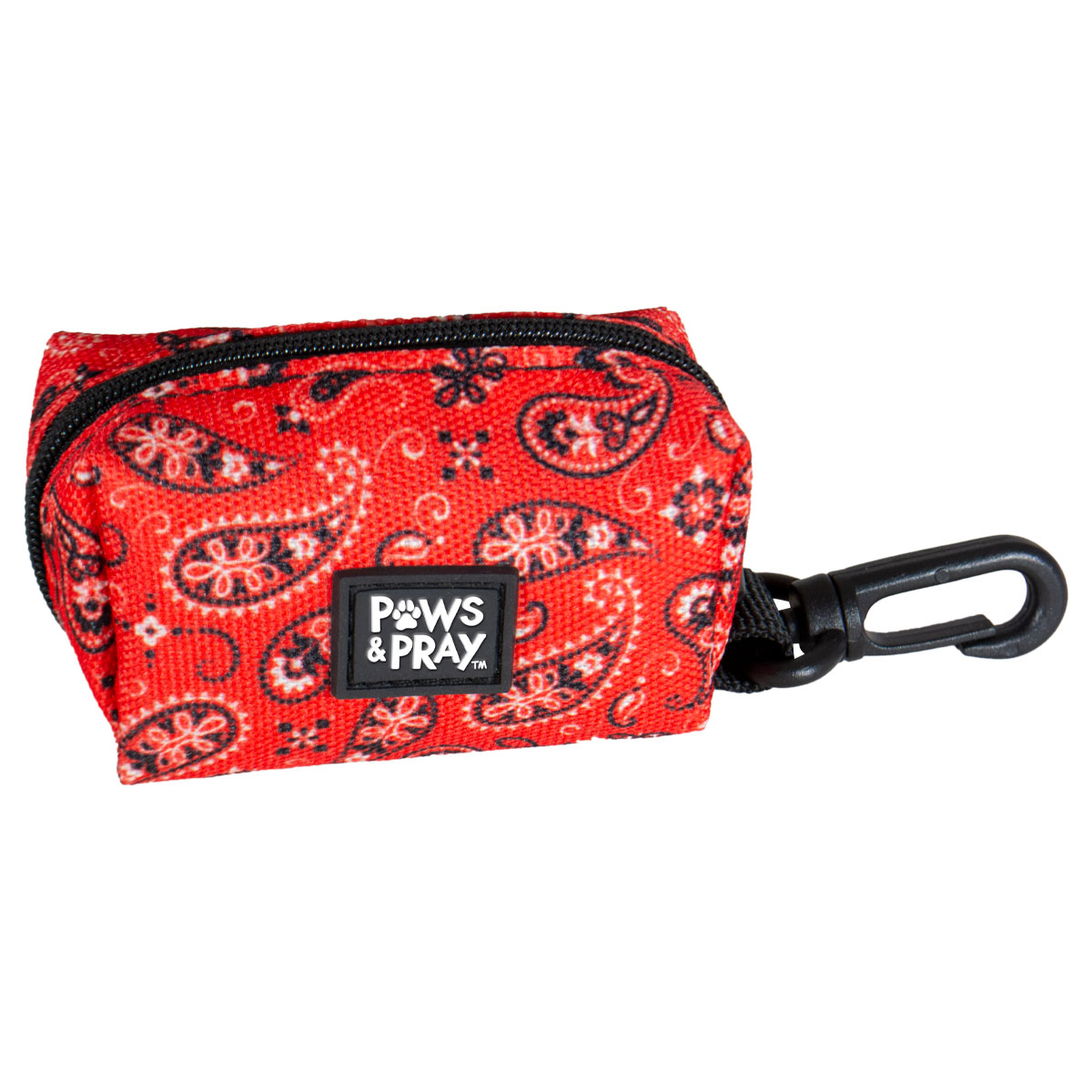Picture of Kerusso PETS134 Paws & Pray Walk by Faith Bandana Pet Waste Bag Dispenser&#44; Red