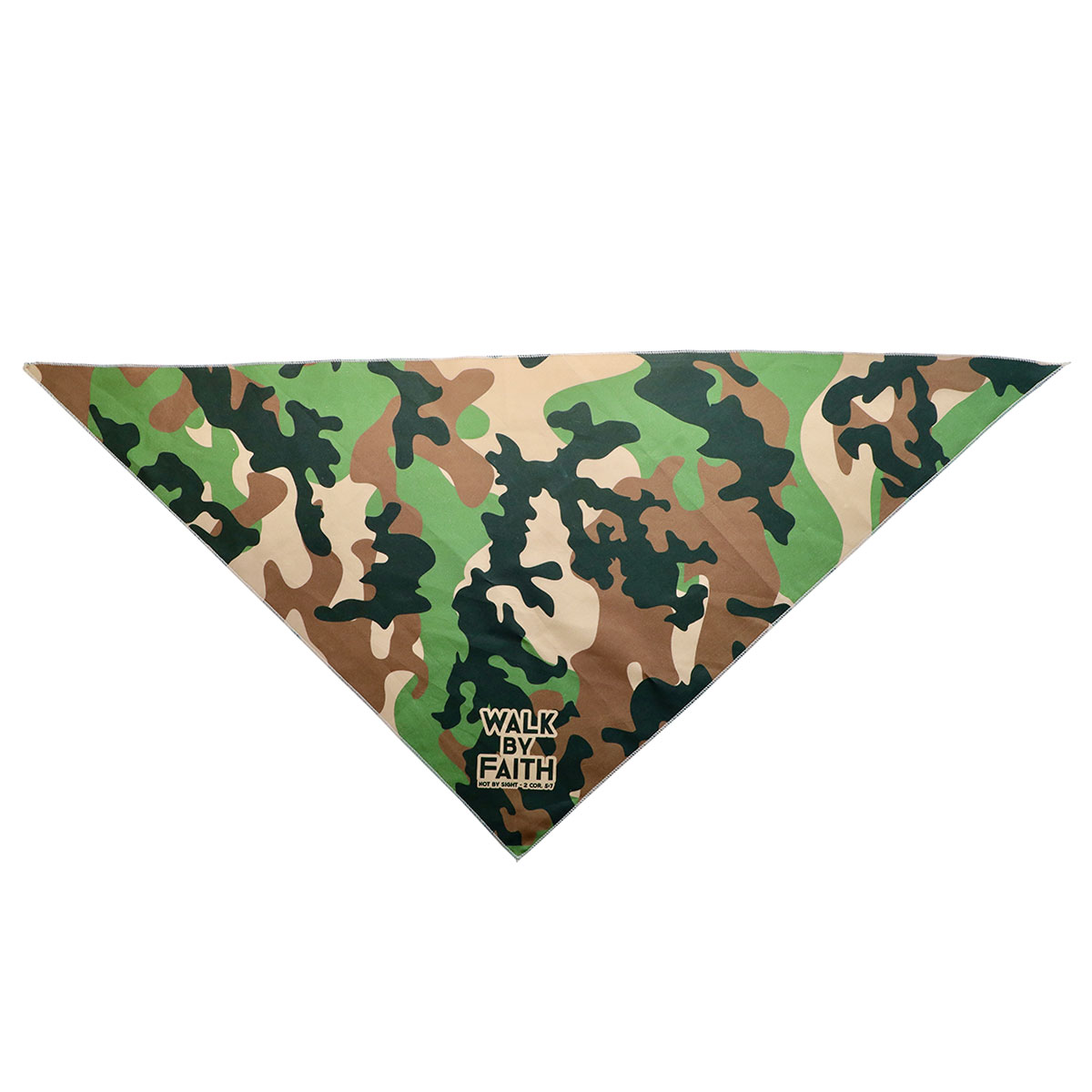 Picture of Kerusso PETS152 Paws & Pray Walk by Faith Camo Pet Bandana&#44; Camo - Large & Extra Large