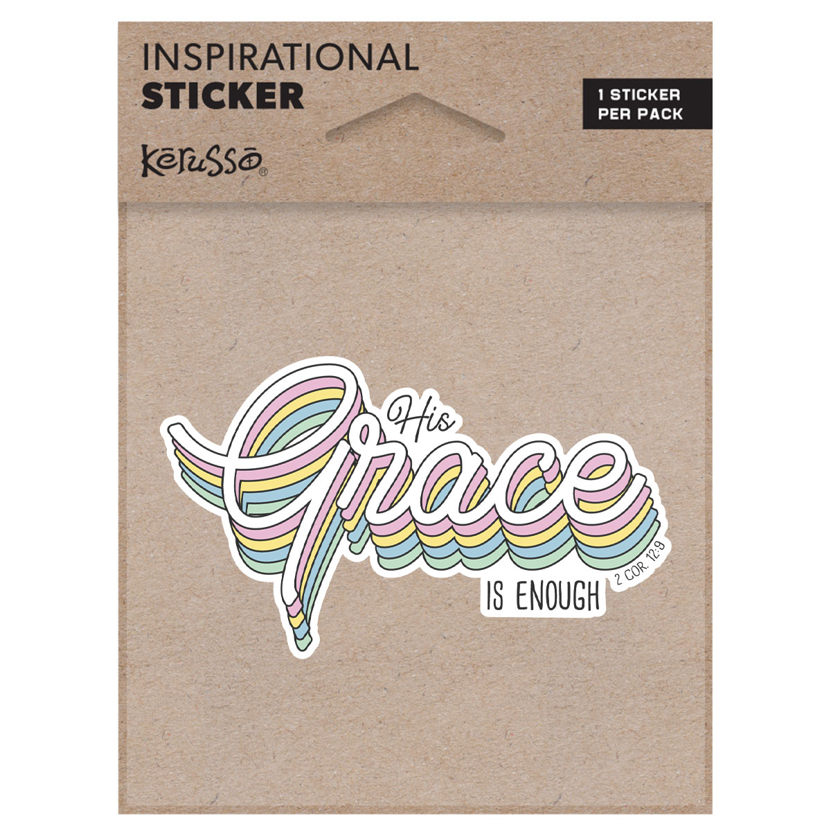 Picture of Kerusso STCK112 His Grace Sticker