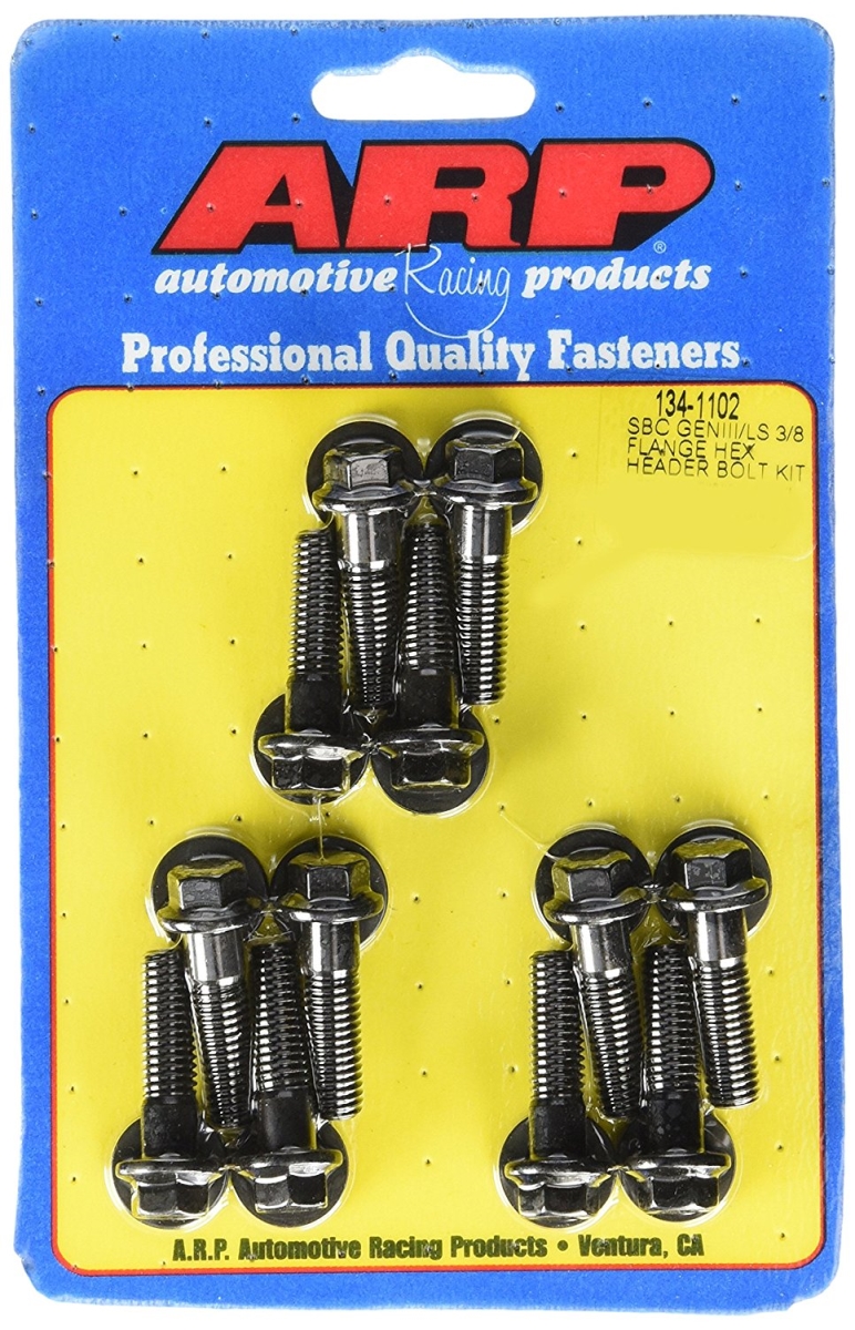 0.37 in. Flange Hex Header Bolt Kit SBC - GENIII LS
