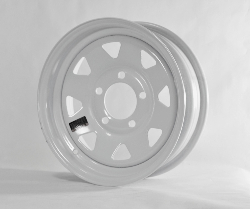 Picture of Americana AMW-20421 15 x 5 Spoke Style 5 Lug on 4.5 in.&#44; White