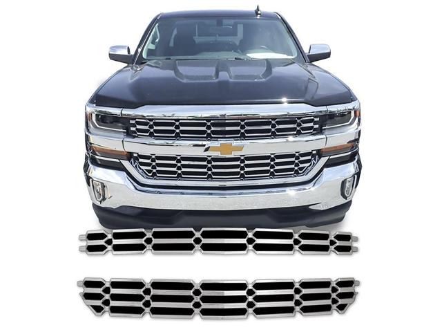 Overlay, 2 Piece, Chrome Plated, ABS Plastic