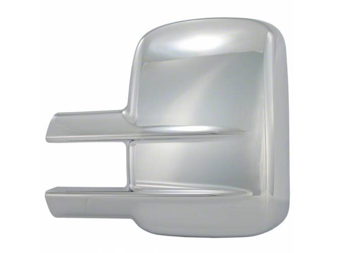 Full Towing Mirror Cover, Chrome Plated, ABS Plastic, Set Of 2