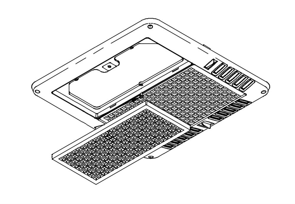 C7W-8330C5731 Chill Grille Replacement Ceiling Assembly