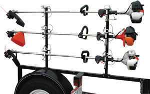 B83-LT13 Lockable Trimmer Rack, Channel Style