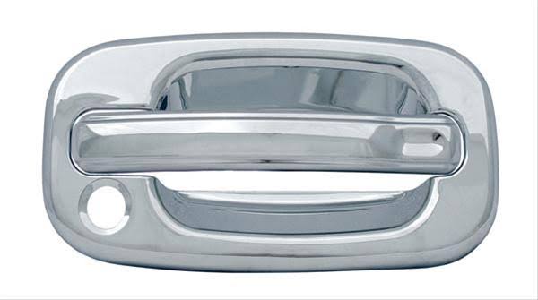 Chrome Plated, ABS Plastic, Levers Only, With Driver Side Keyhole/ Without Passenger Side Keyhole