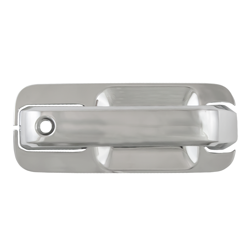Chrome Plated, ABS Plastic, With Door Handle Trim, With Driver Side Keyhole
