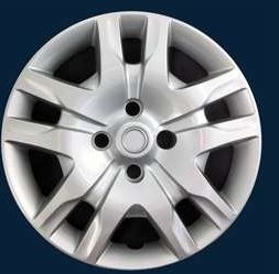 16", 10 Spoke, Silver, Plastic, Set Of 4, Bolt On